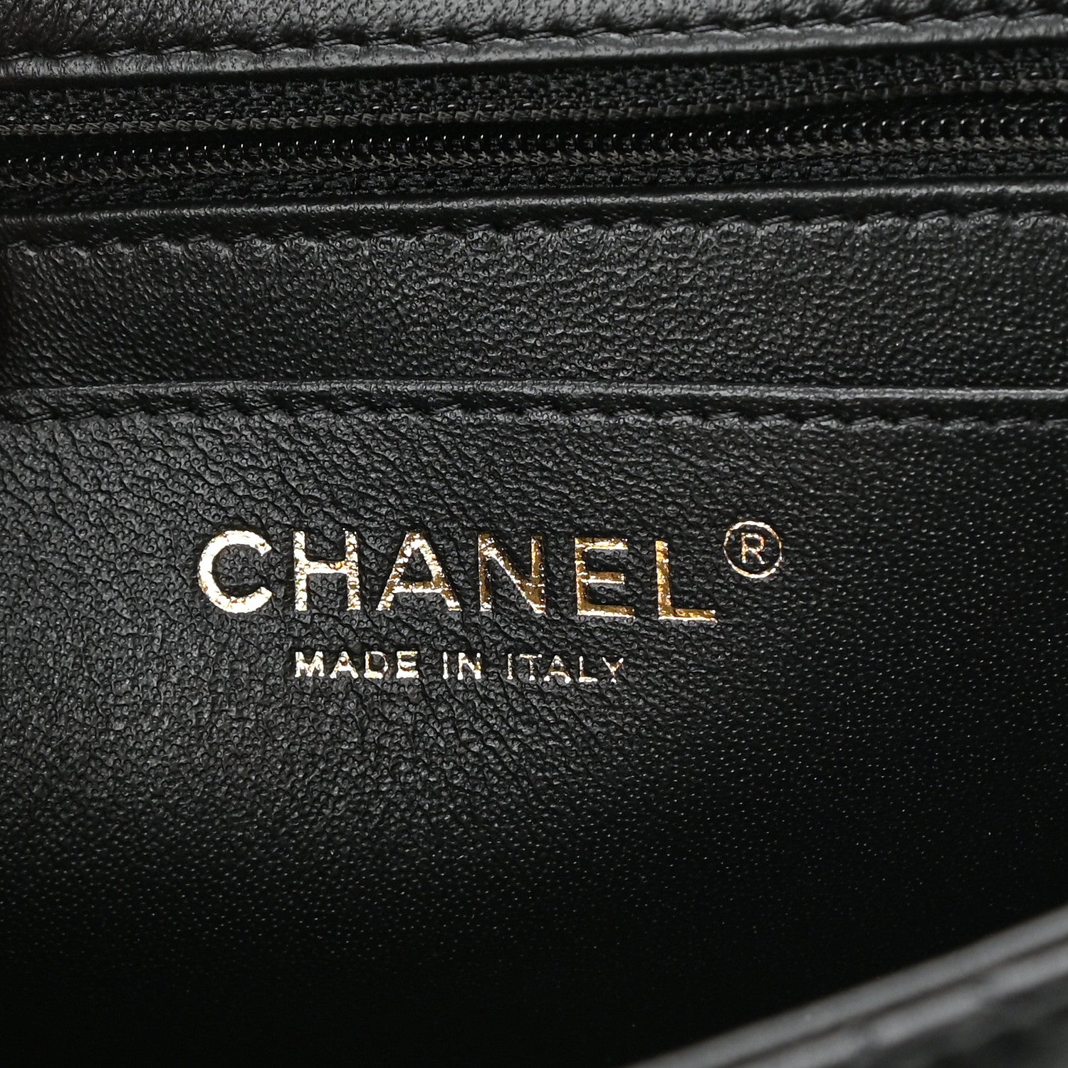 Chanel Lambskin Quilted Mini Square Flap Black 6 of 11