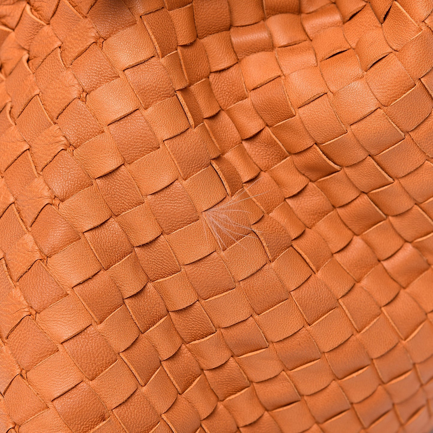 Nappa Intrecciato Maxi Convertible Tote Saffron