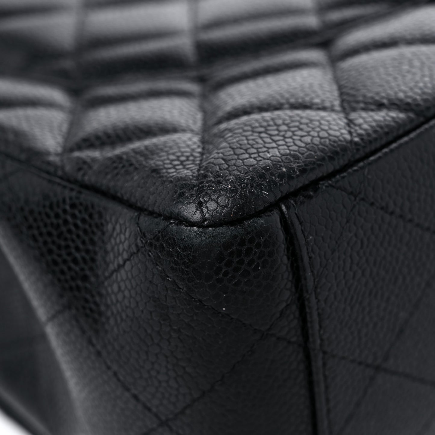 Caviar Quilted Maxi Single Flap Black