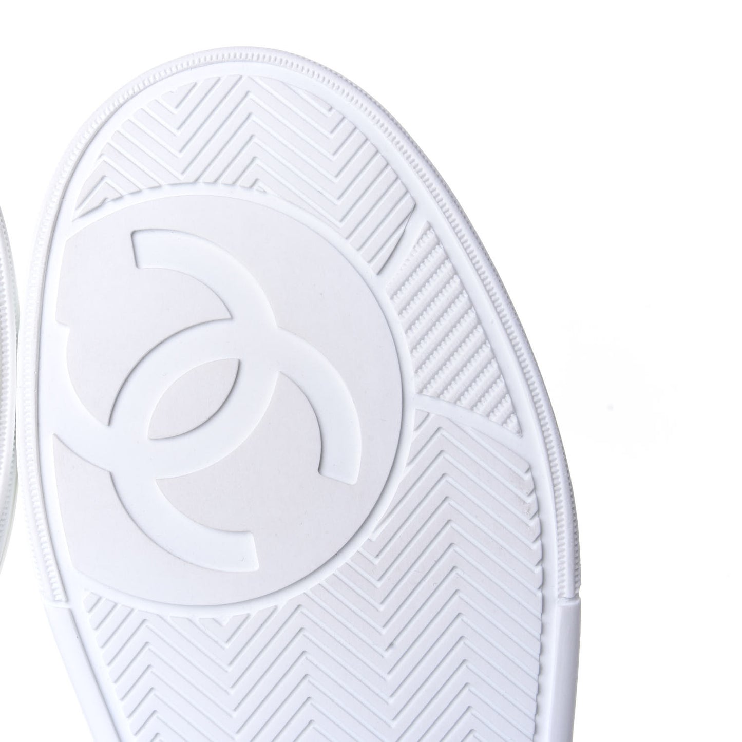 Calfskin Womens Logo Sneakers 37 White Blue