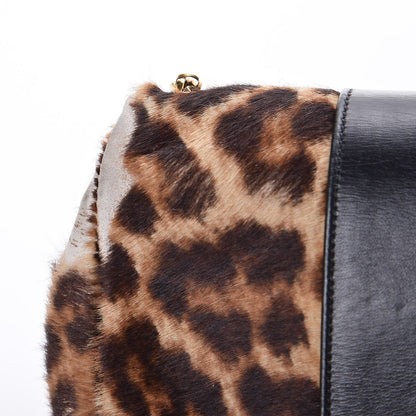 Christian Louboutin Calf Hair Leopard Print Sweet Charity Crossbody Bag 8 of 12