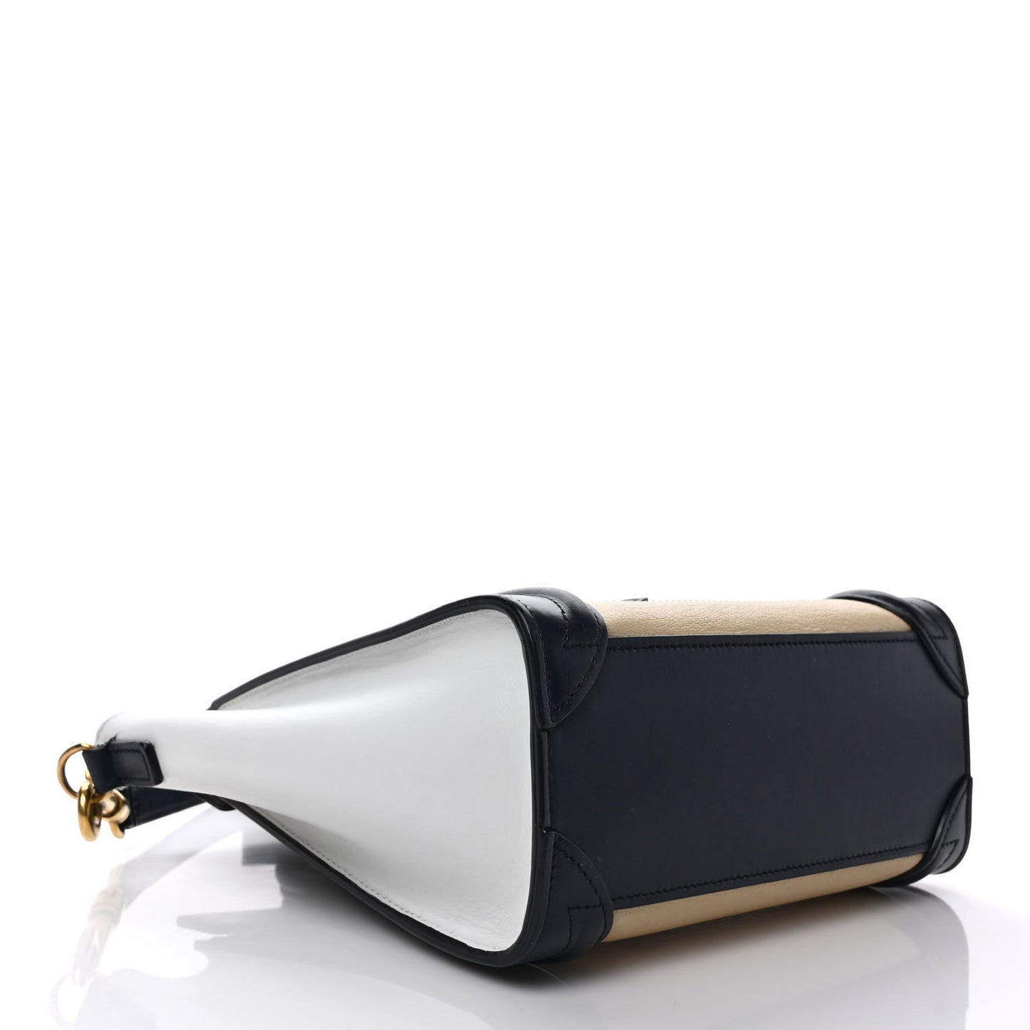 Goatskin Smooth Calfskin Nano Tri-Color Luggage Firefly