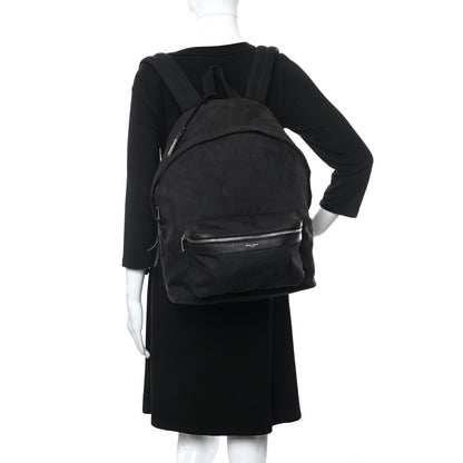 Saint Laurent Canvas Camouflage Backpack Black 2 of 10
