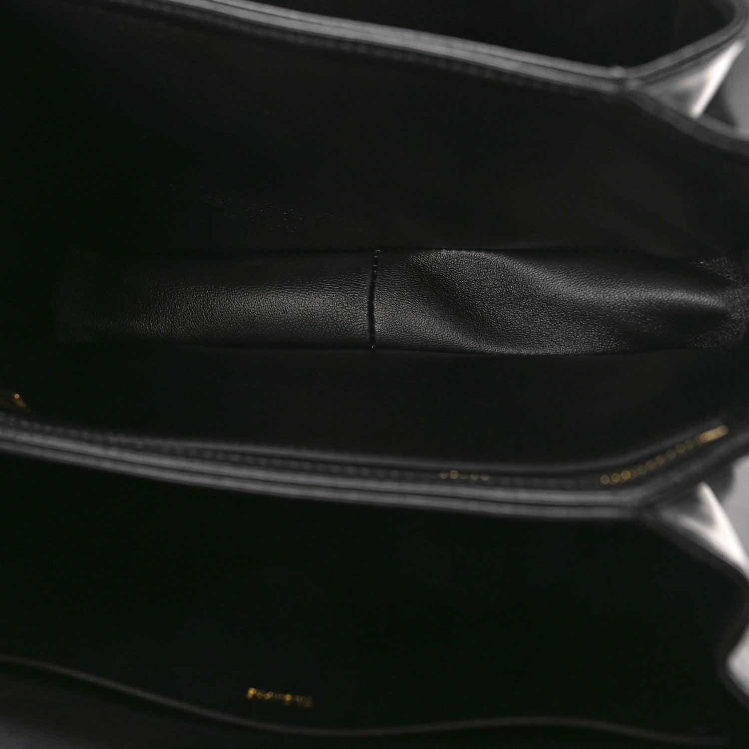 Celine Shiny Calfskin Medium Triomphe Black 5 of 8
