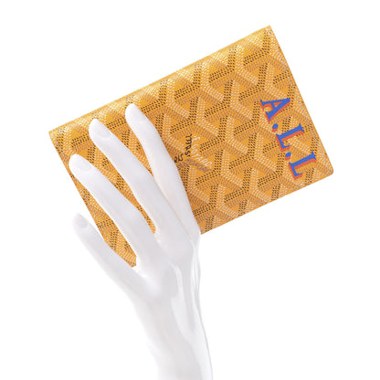 Goyard Goyardine Passport Wallet Yellow 2 of 7