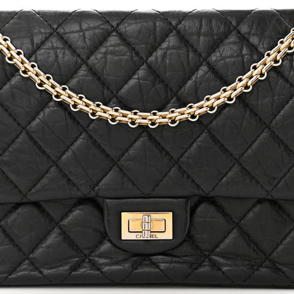 Chanel Aged Calfskin Quilted 2.55 Reissue 226 Flap Black 7 of 11