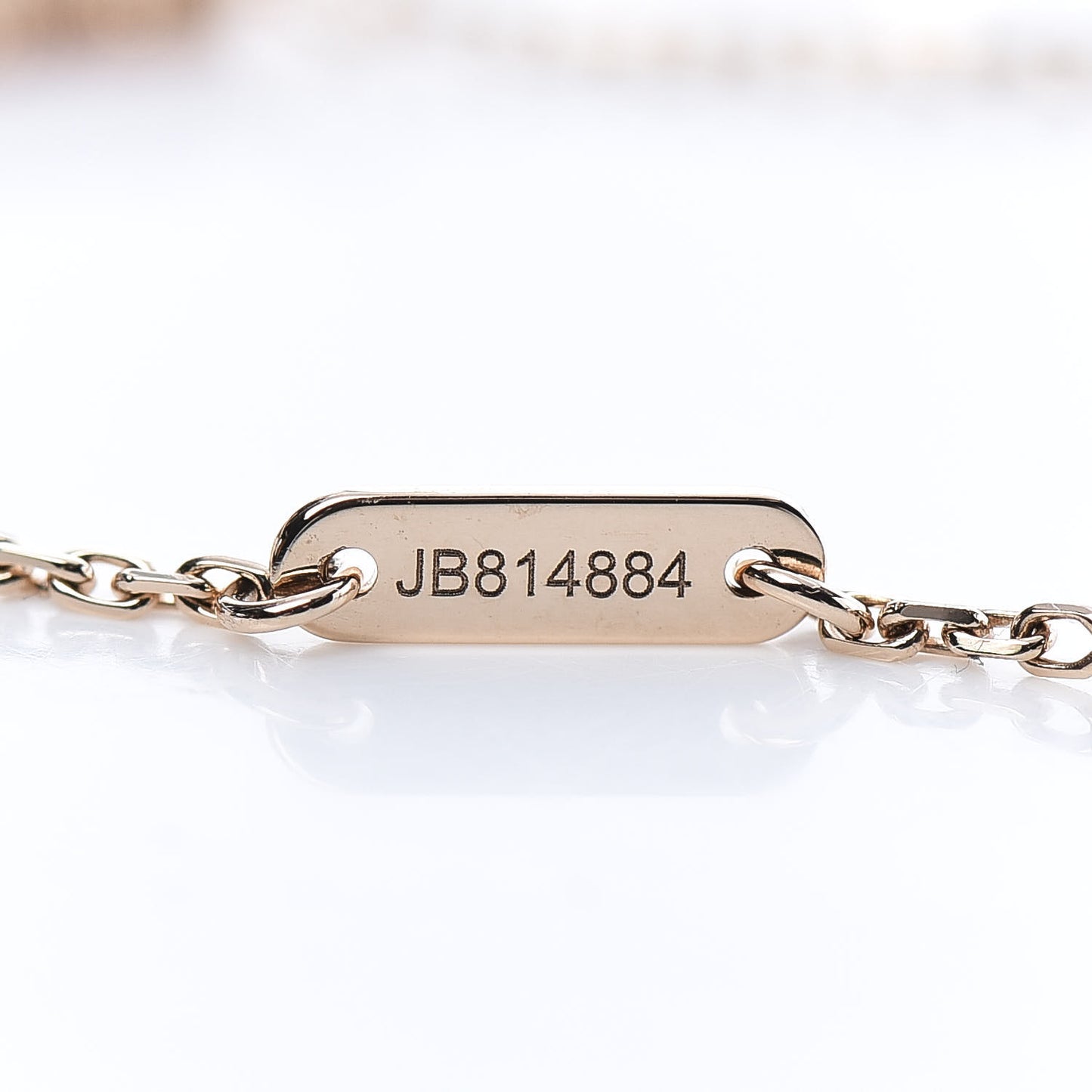 18K Rose Gold Carnelian Sweet Alhambra Bracelet