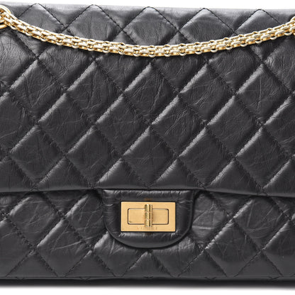 Chanel Aged Calfskin Quilted 2.55 Reissue 226 Flap Black 8 of 13