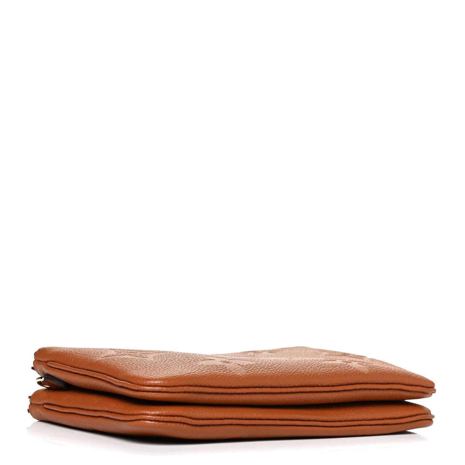 Louis Vuitton Empreinte Monogram Giant Double Zip Pochette Caramel 4 of 10