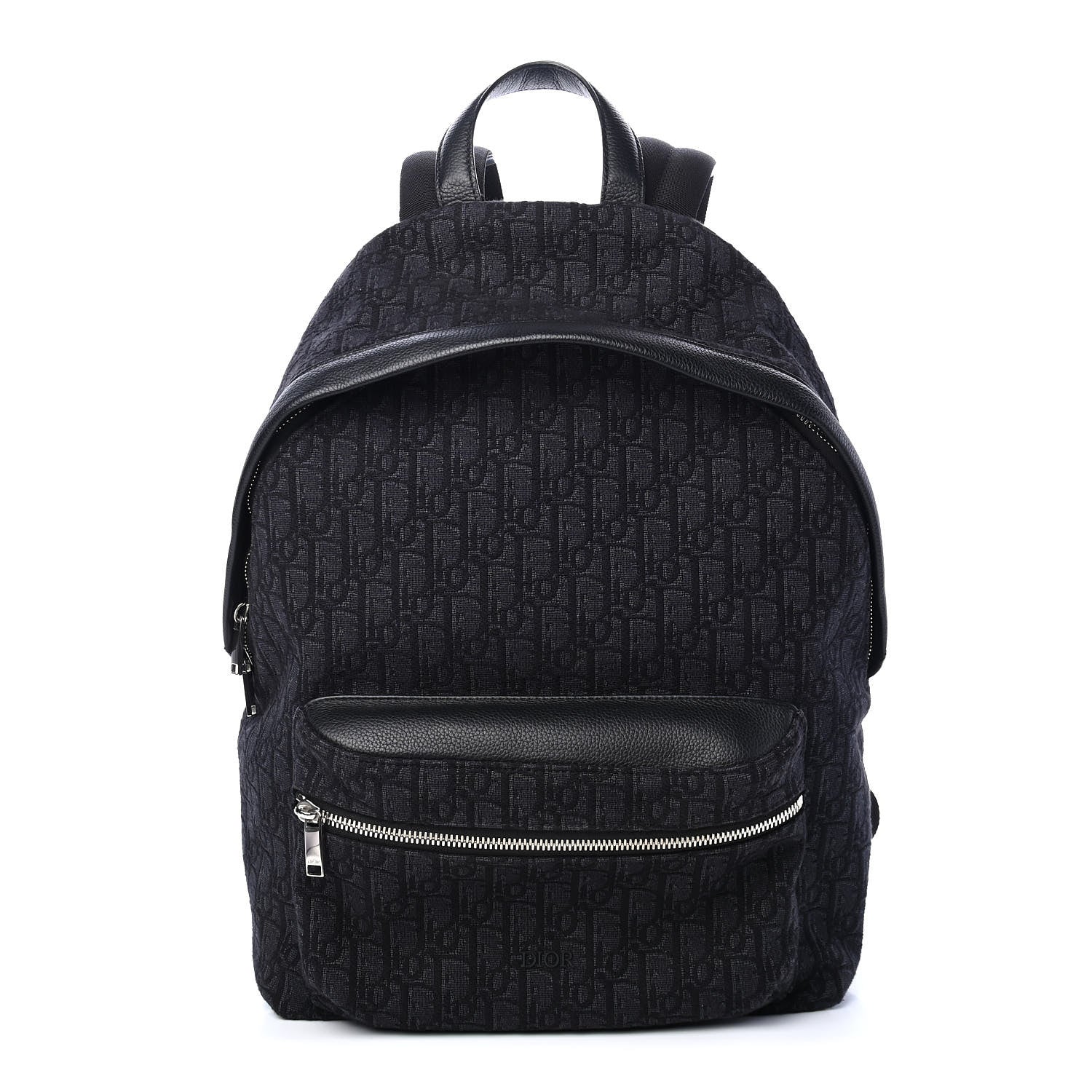 Christian Dior Oblique Calfskin Rider Backpack Black 1 of 8