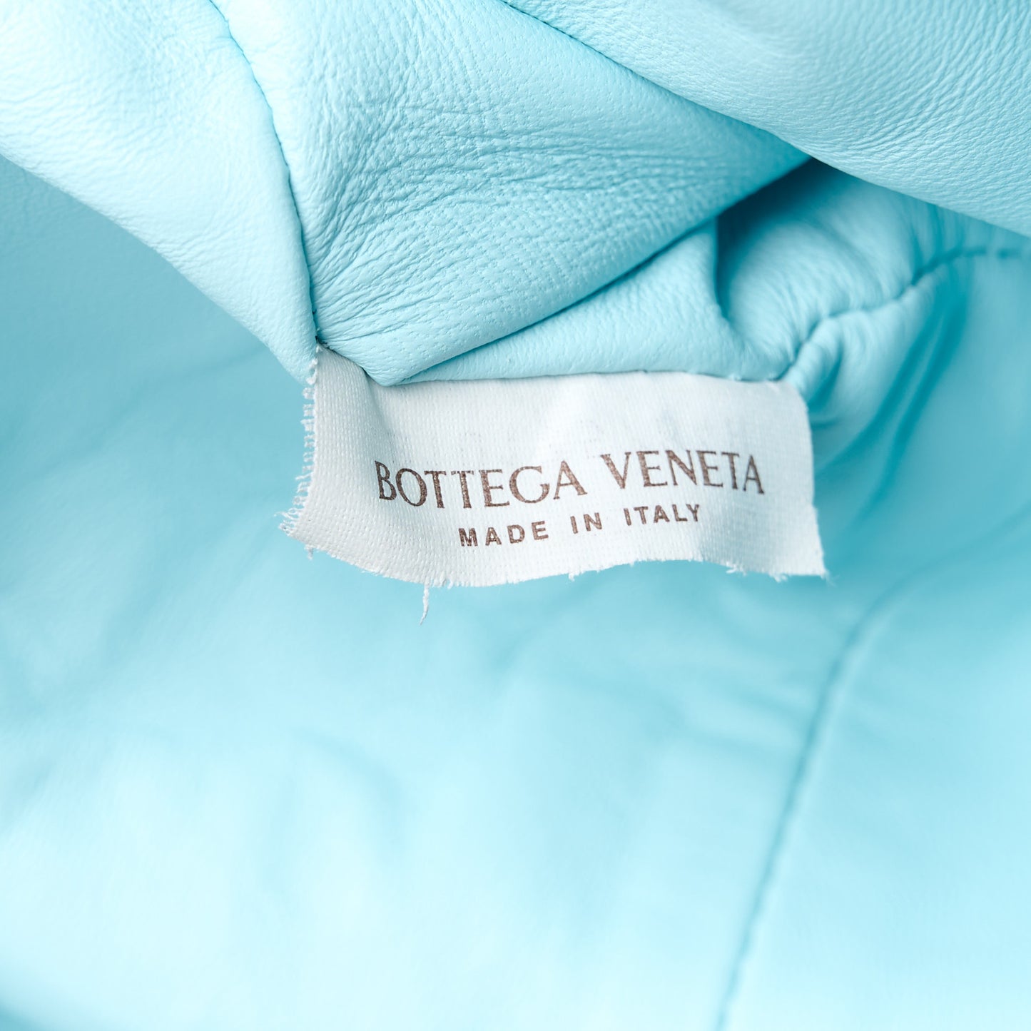 Nappa Intrecciato Teen Pouch Pale Blue