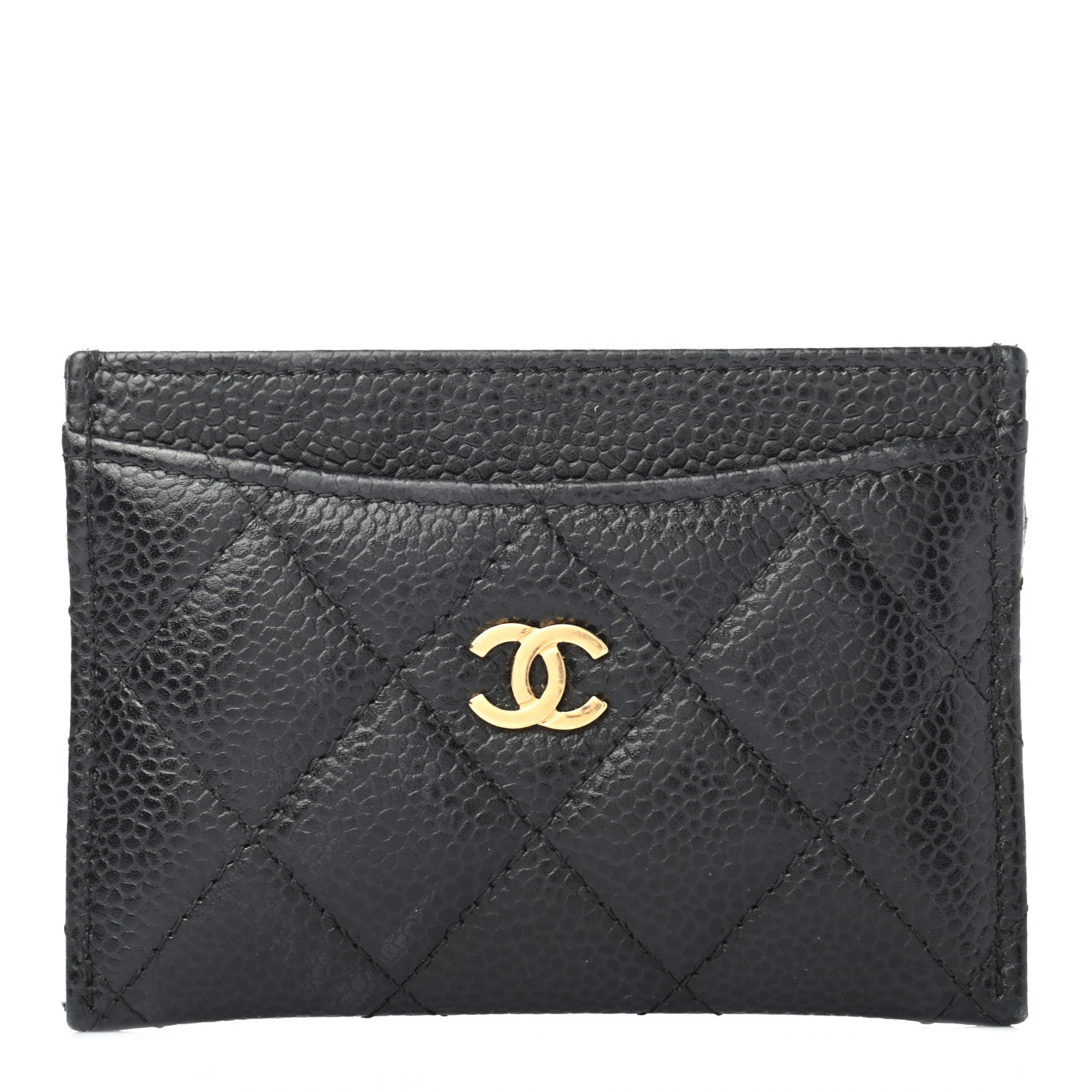 Chanel Caviar Quilted Card Holder Black 1 of 8