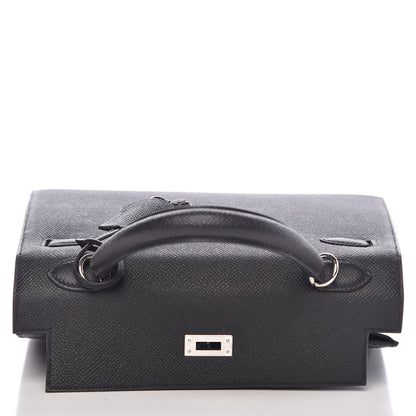 Hermes Epsom Kelly Sellier 25 Black 17 of 38