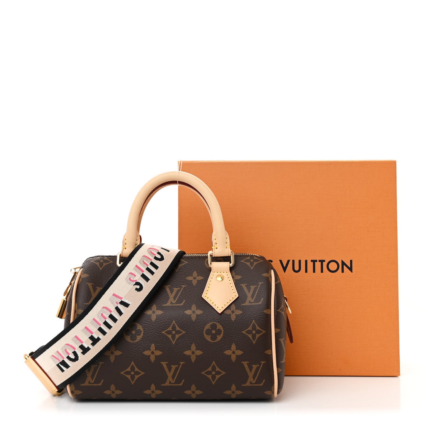 Monogram Speedy Bandouliere 20 Black