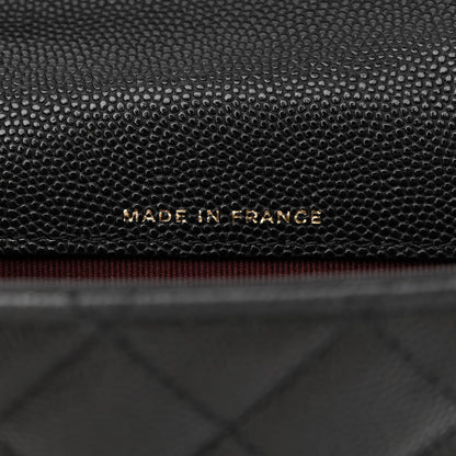 Chanel Caviar Quilted Clutch With Chain Bag Black 8 of 13