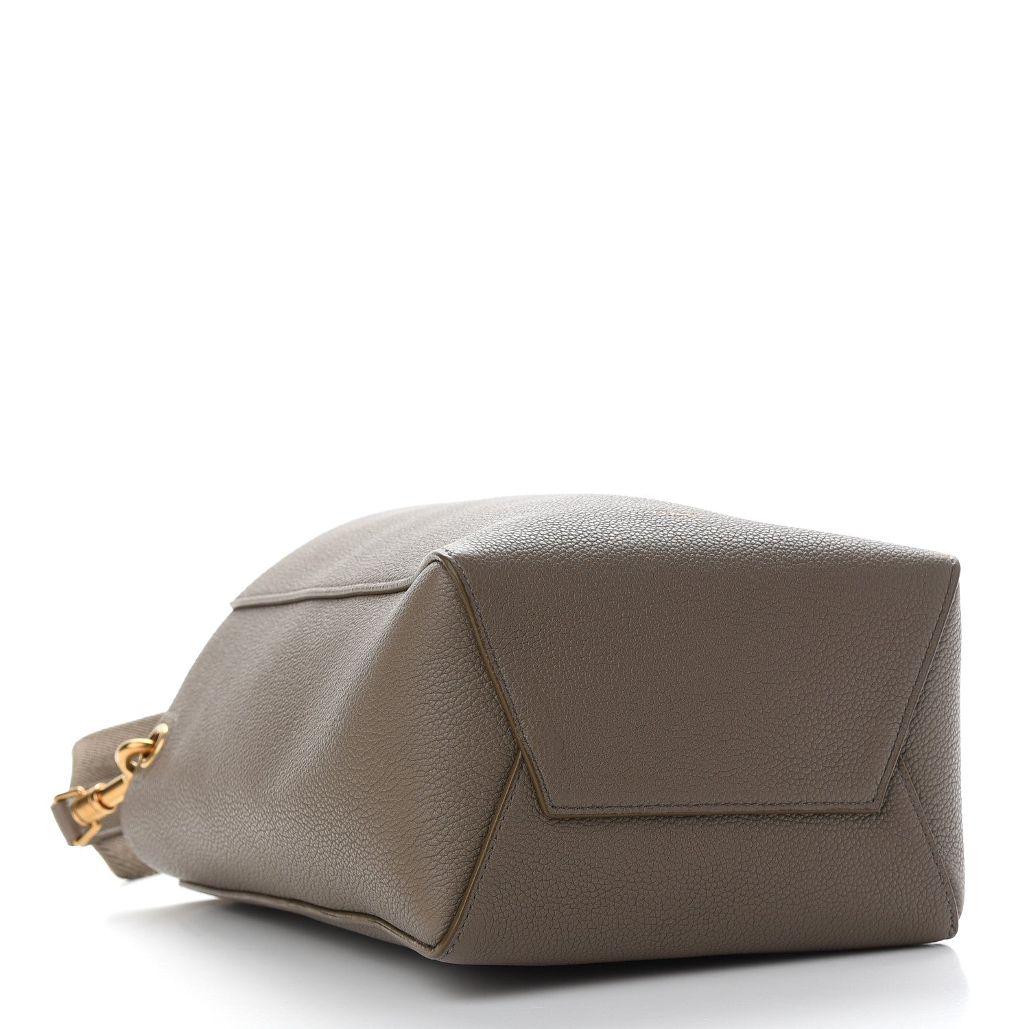 Celine Soft Grained Calfskin Small Sangle Bucket Bag Taupe 4 of 9