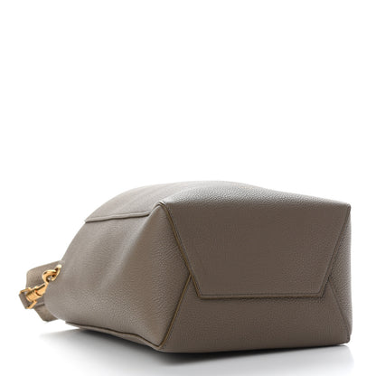 Celine Soft Grained Calfskin Small Sangle Bucket Bag Taupe 4 of 9