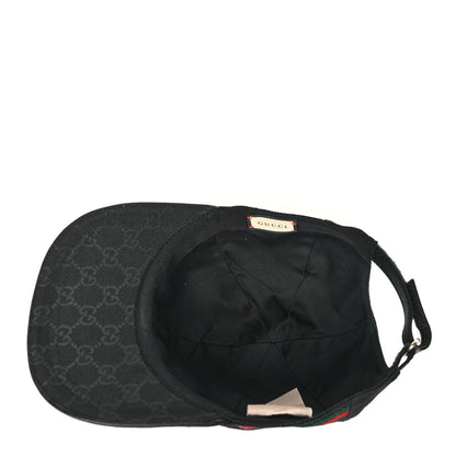 Gucci Monogram Web Baseball Hat S Black 4 of 8