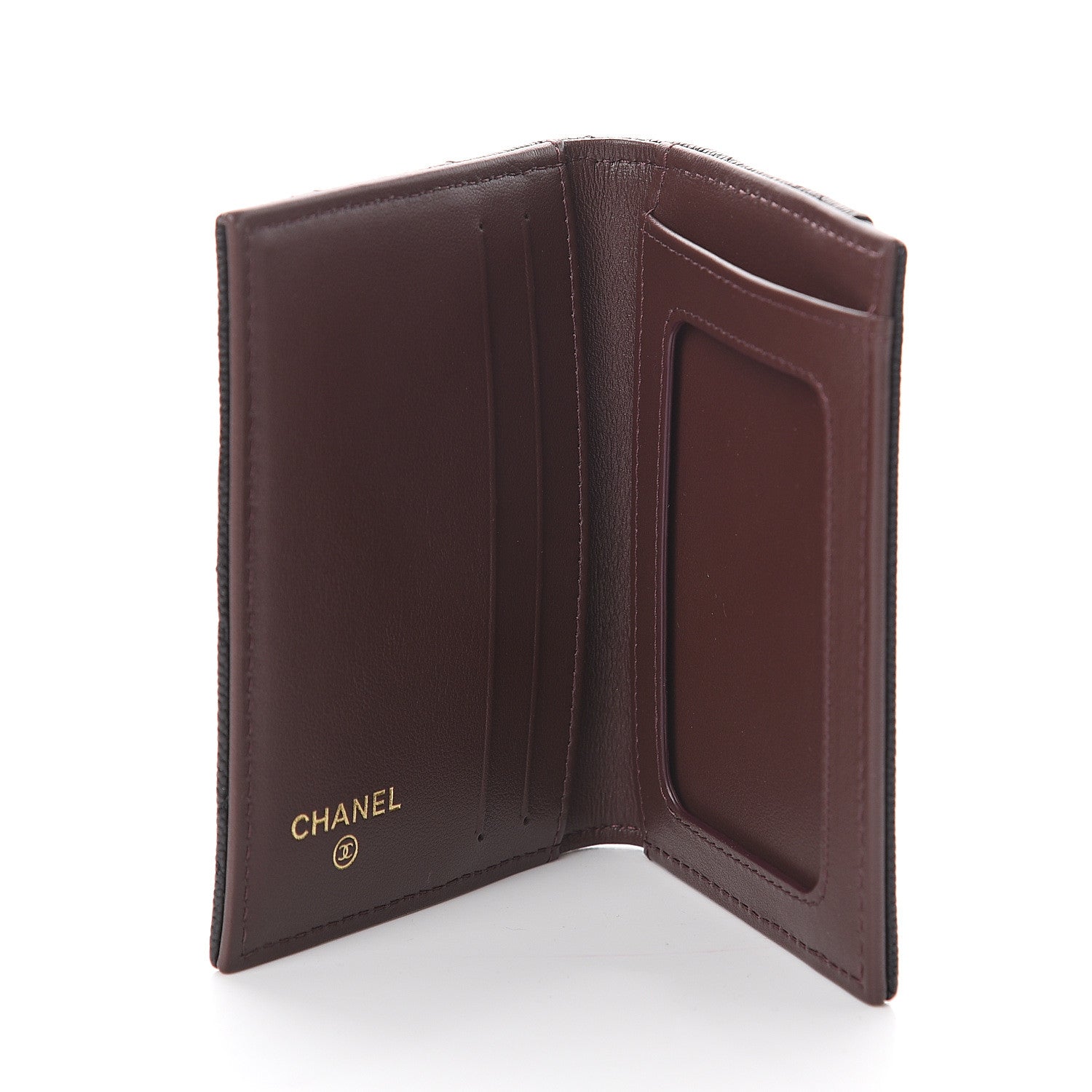 Chanel Caviar Quilted Card Holder Wallet Black 4 of 7