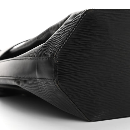 Louis Vuitton Epi Sac D'Epaule GM Black 8 of 18