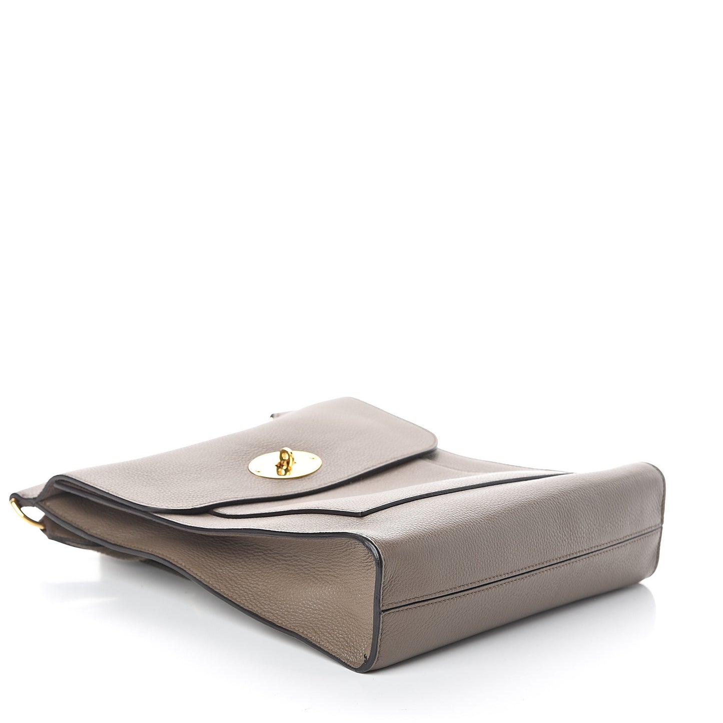 Grain Calfskin New Antony Messenger Crossbody Earth Grey