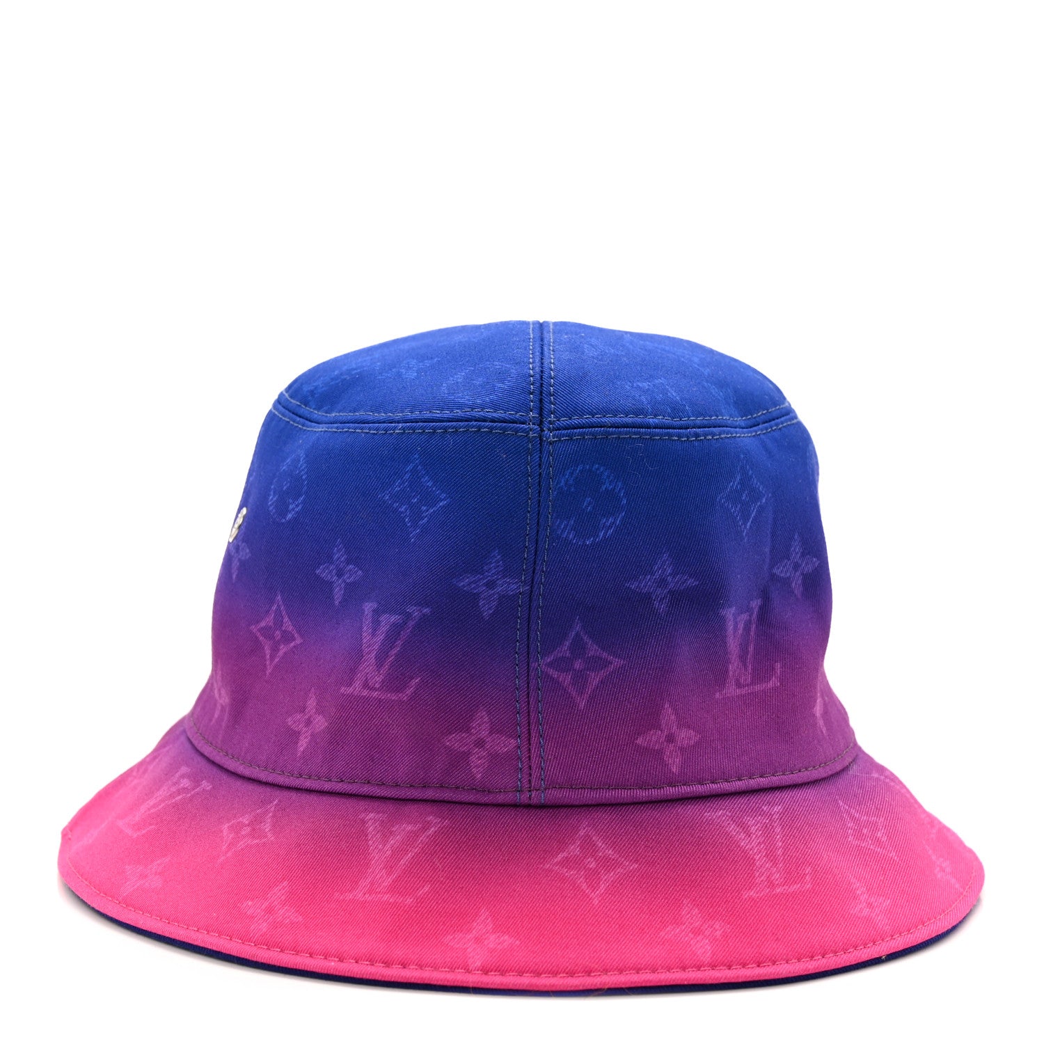 Louis Vuitton Monogram Illusion Reversible Bucket Hat M Pink Purple 4 of 15