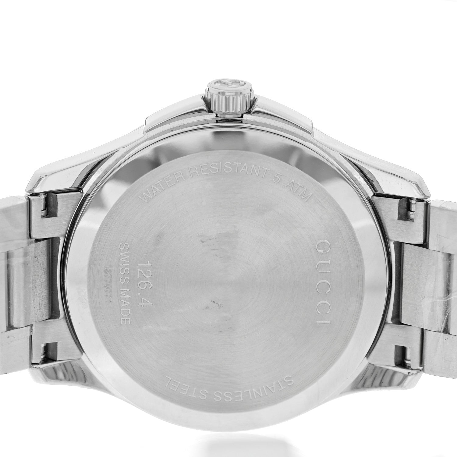 Gucci Stainless Steel 38mm G-Timeless Diamante Quartz Watch 4 of 5