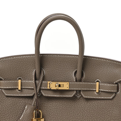 Hermes Togo Birkin 25 Etoupe 8 of 11