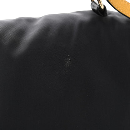 Prada Tessuto Nylon Etiquette Flap Black Soleil 11 of 12