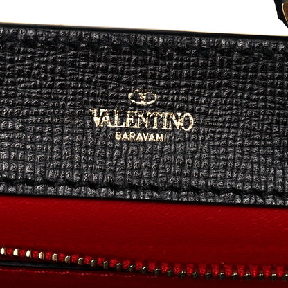 Valentino Garavani Grainy Calfskin Mini Rockstud Alcove Top-Handle Bag Black 5 of 12