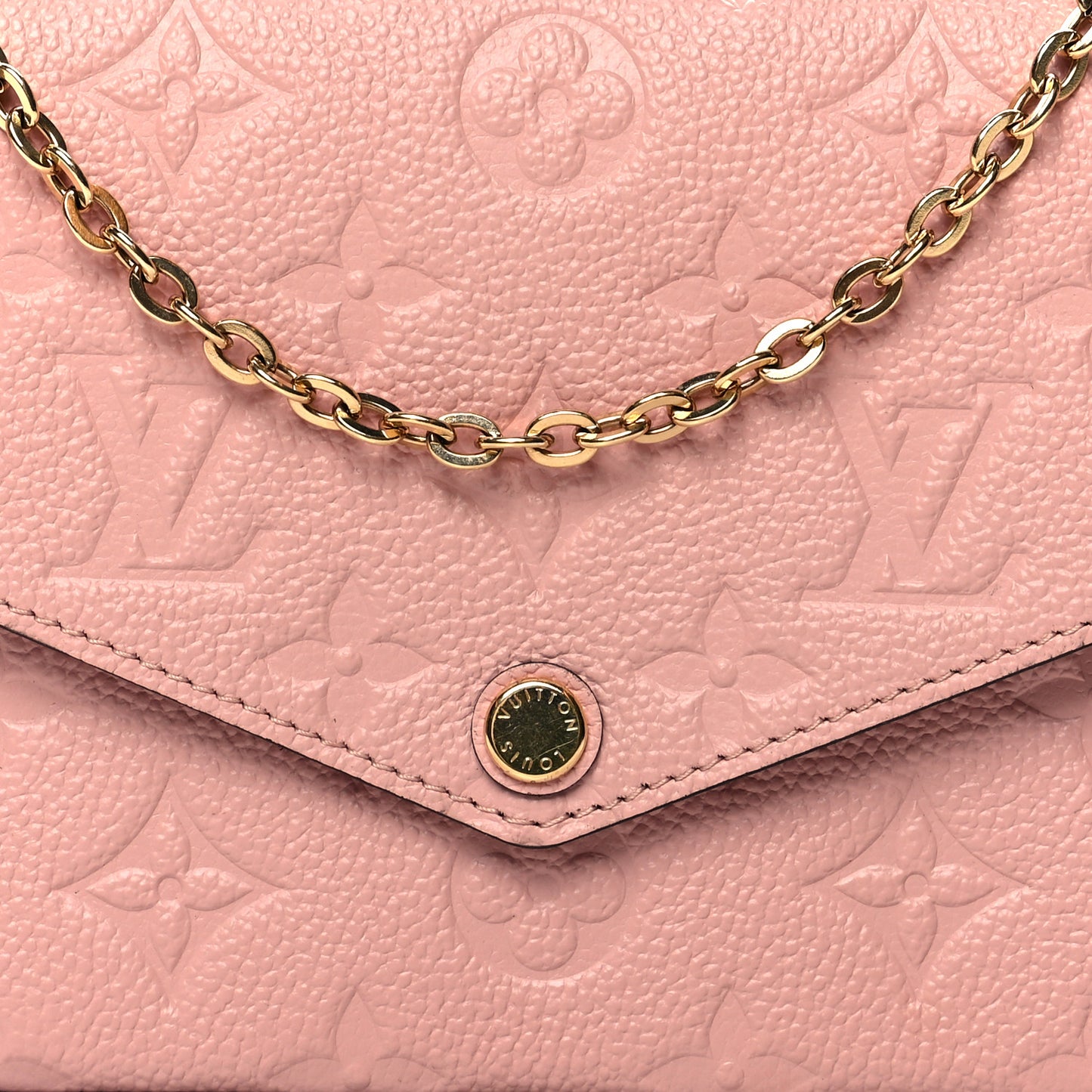 Empreinte Pochette Felicie Chain Wallet Rose Poudre