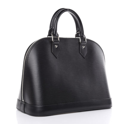 Louis Vuitton Epi Alma PM Black 3 of 10
