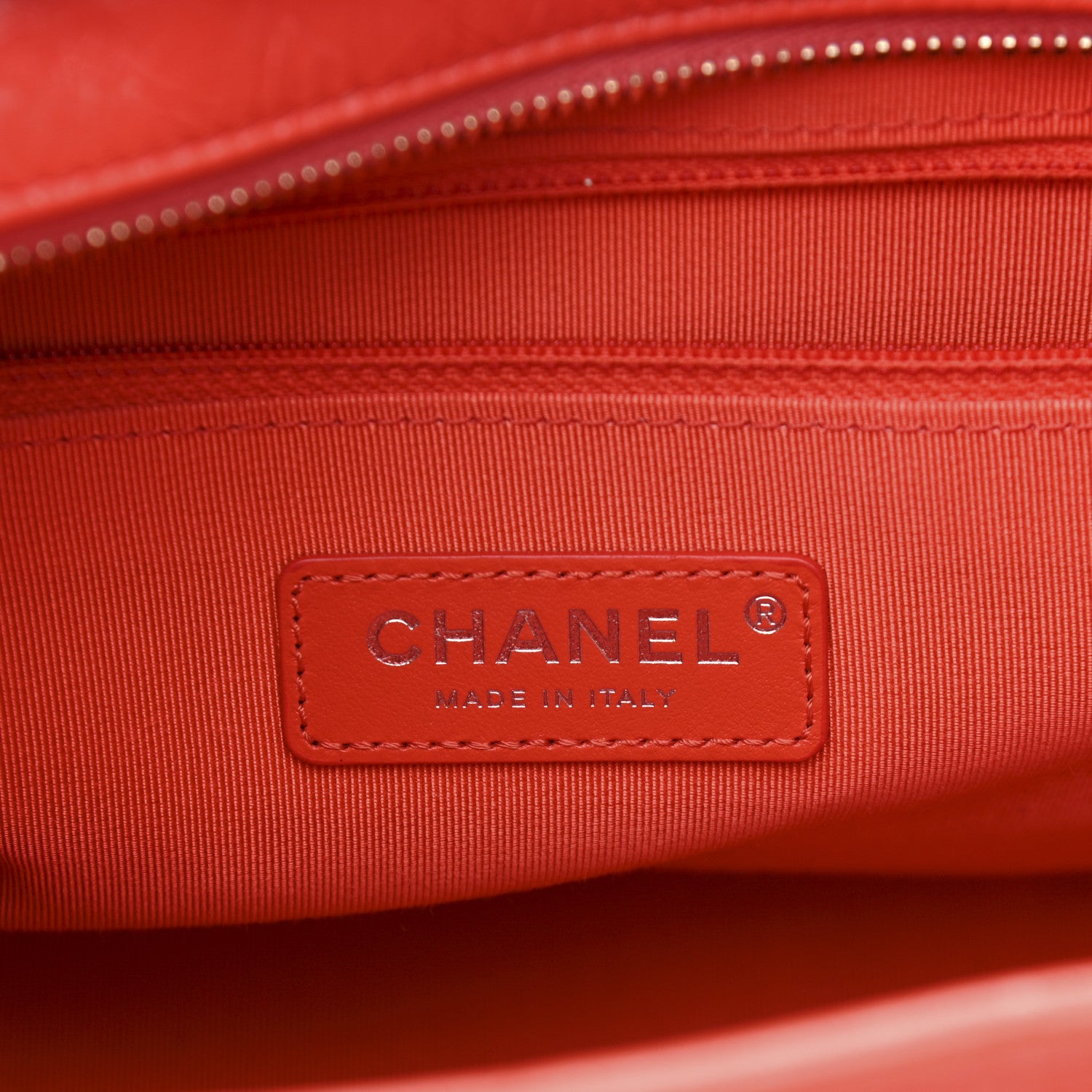 Chanel Aged Calfskin Quilted Medium Gabrielle Hobo Red 6 of 11