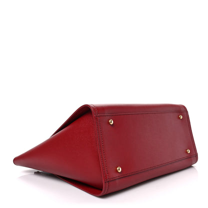 Chanel Caviar Small Studded Deauville Tote Red 4 of 7