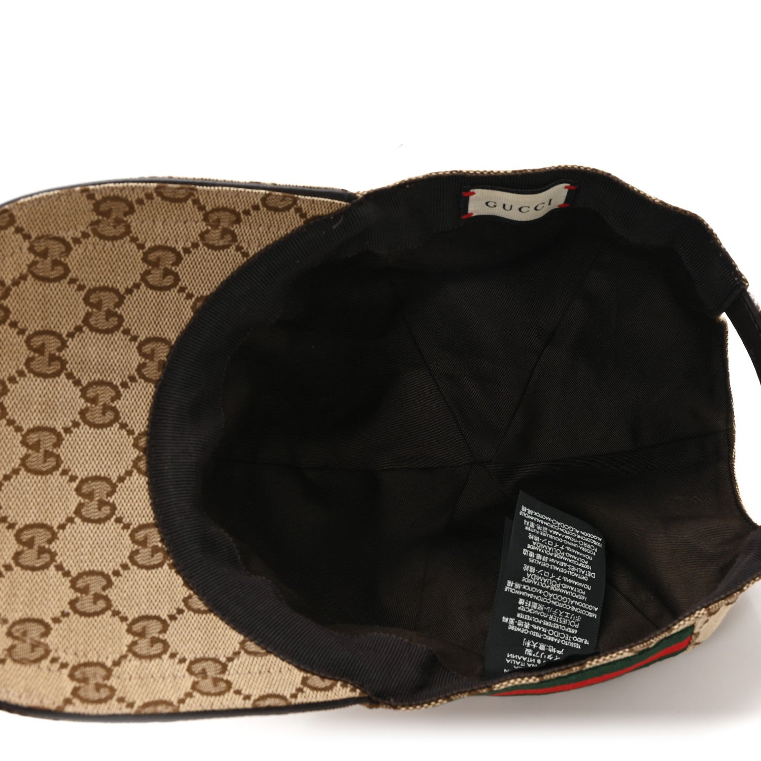 Gucci Monogram Web Baseball Hat XXL Beige Cocoa 7 of 10