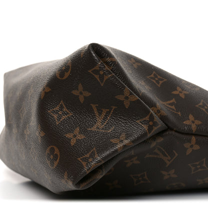 Louis Vuitton Monogram Flower Zipped Tote MM Black 16 of 16