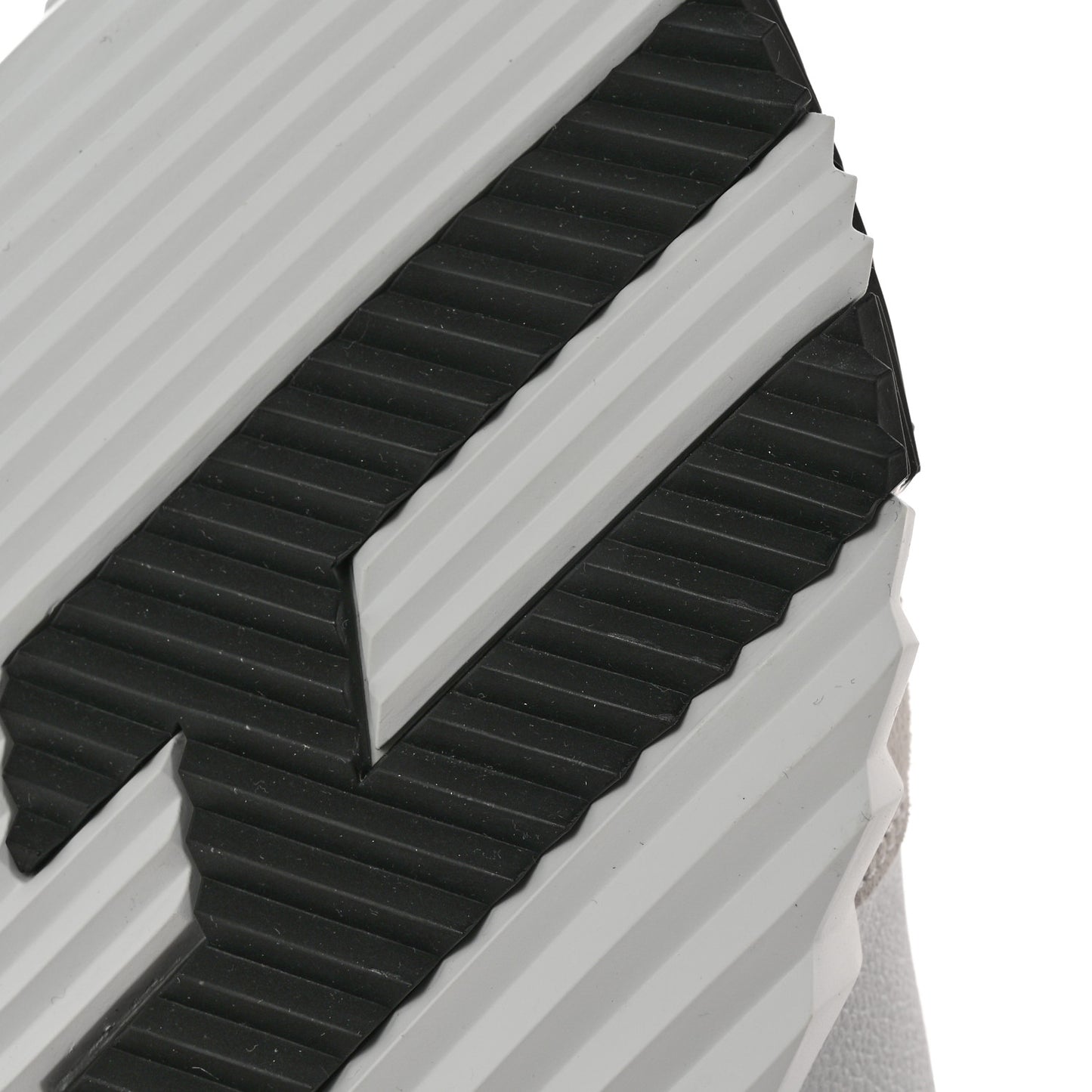 Goatskin Suede Goatskin Bouncing Sneakers 39 White Black