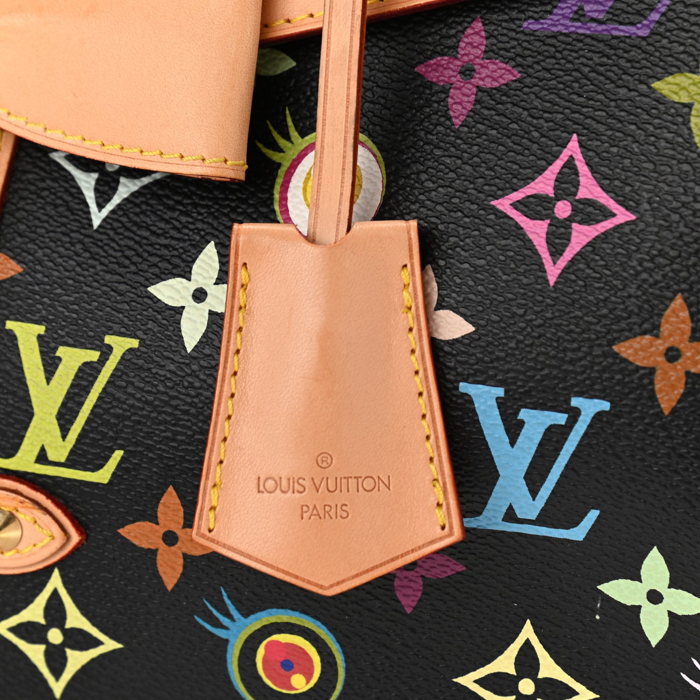 Monogram Multicolor Murakami Eye Love You Black
