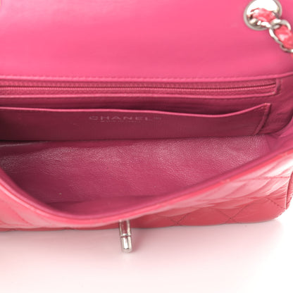 Chanel Patent Calfskin Quilted Mini Rectangular Flap Pink 5 of 11
