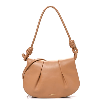 Loewe Shiny Nappa Calfskin Paseo Satchel Warm Desert 1 of 10
