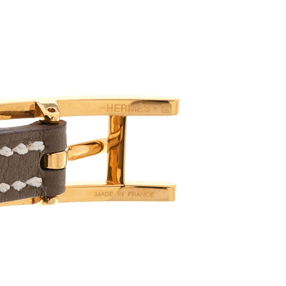 Hermes Swift Behapi Double Tour Reversible Bracelet T3 Etoupe Nata 4 of 6