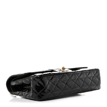 Chanel Patent Quilted Medium Double Flap Black 4 of 10