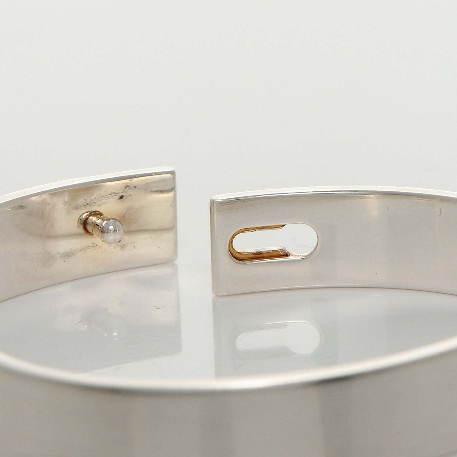 Hermes Sterling Silver PM Collier De Chien Bracelet LG 4 of 5