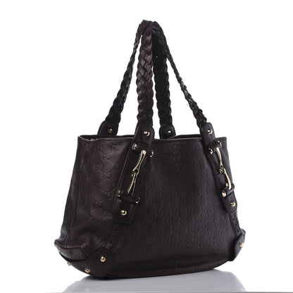 Gucci Guccissima Pelham Shoulder Bag Chocolate 3 of 15