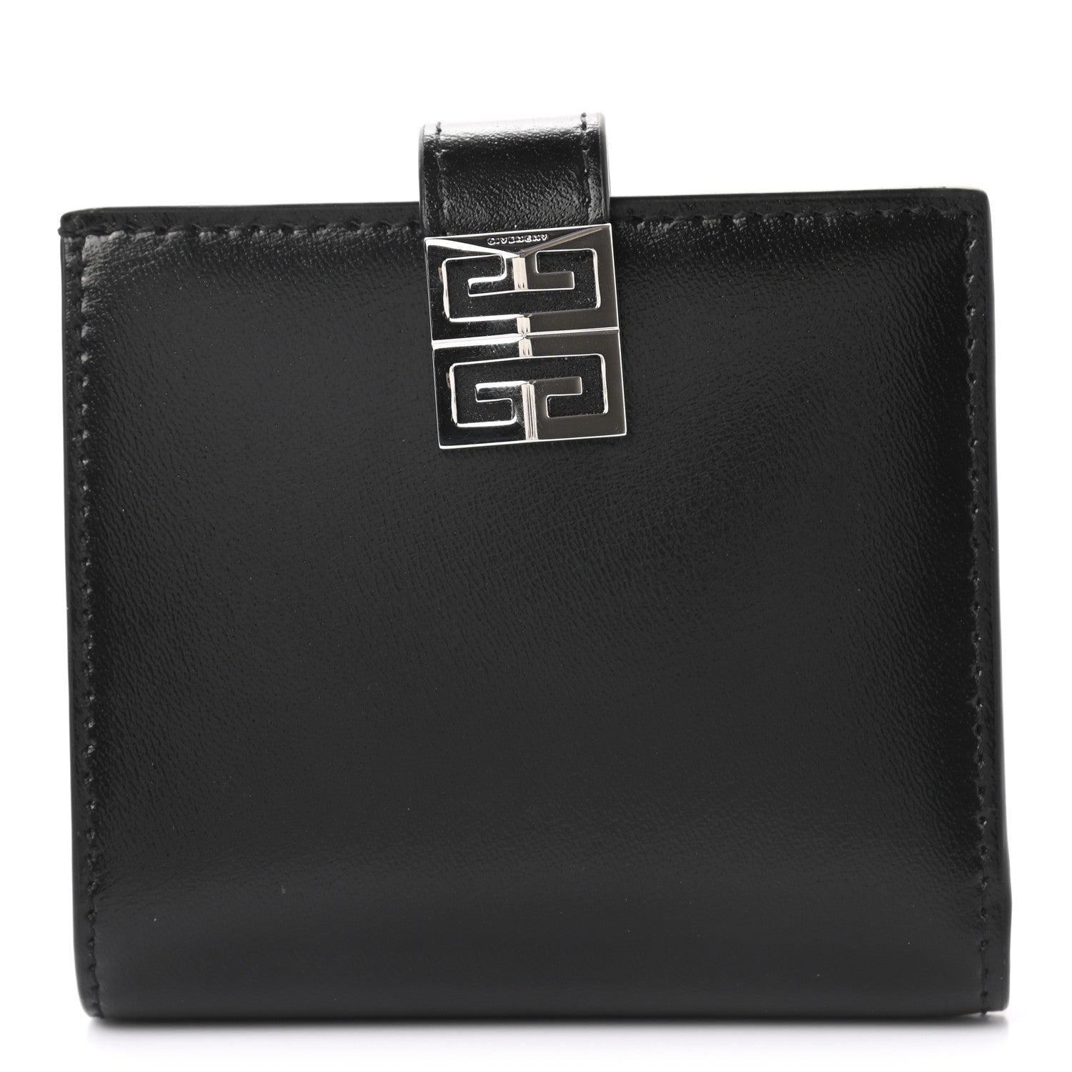 Givenchy Textured Calfskin GV3 Wallet Black 1 of 7