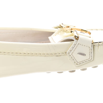 Louis Vuitton Patent Calfskin Oxford Loafers 36.5 White 14 of 15