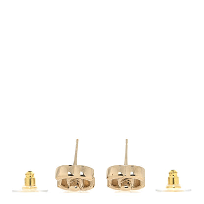 Chanel Metal CC Turnlock Earrings Gold 3 of 4