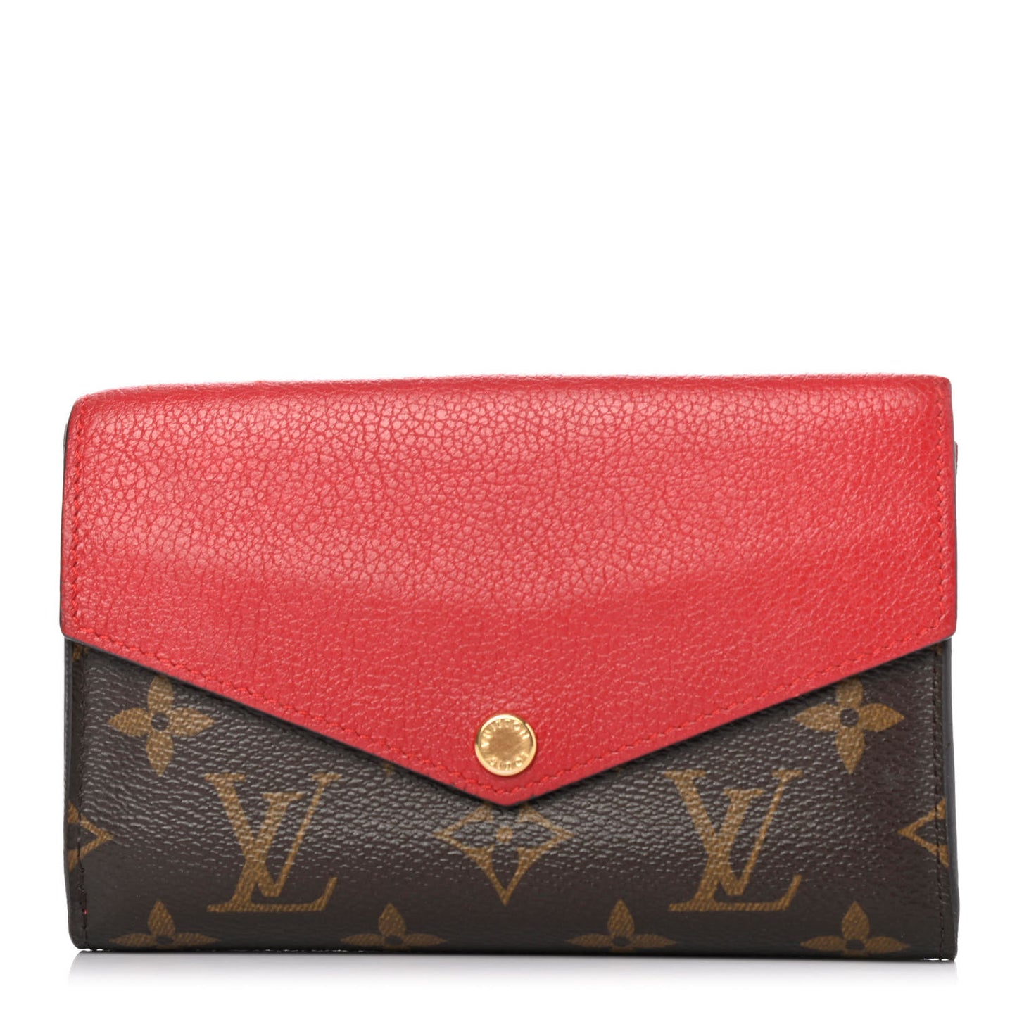 Monogram Pallas Compact Wallet Cherry