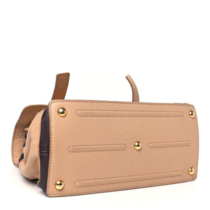 Saint Laurent Calfskin Canvas Small Muse Two Beige 4 of 15