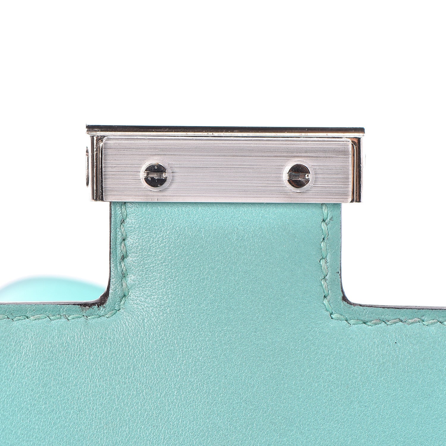 Hermes Tadelakt Lizard Constance 18 Bleu Atoll Ficelle 10 of 23